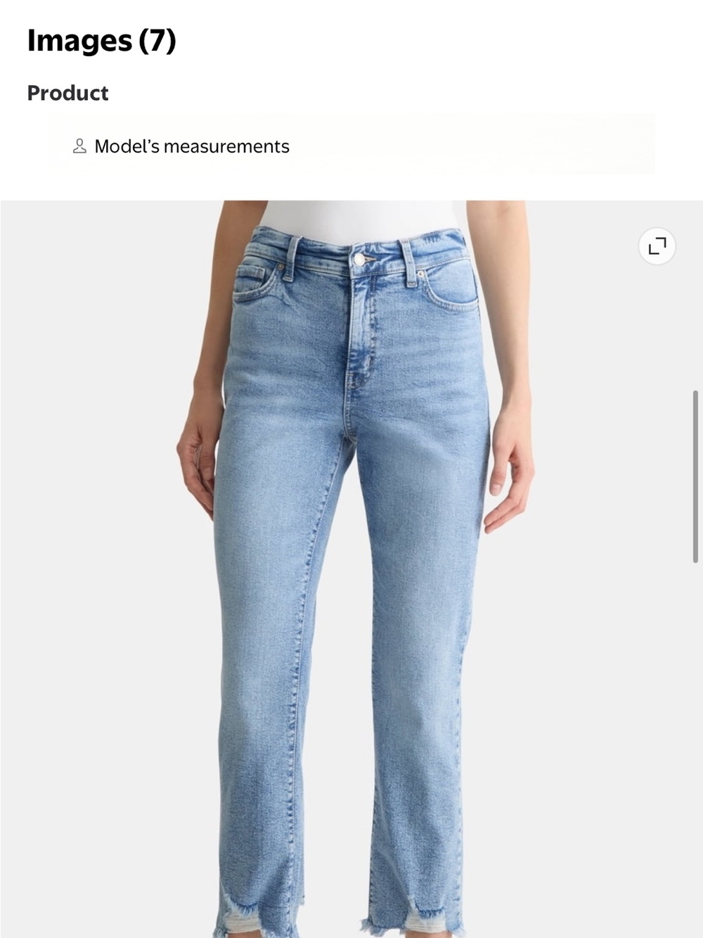 Time and Tru Light Blue Straight Leg Jeans